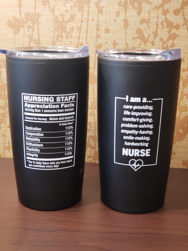 Nurses week cups